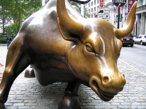 Wall Street Bull Copied From Flickr's OKed Images For Blogs