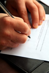 Signing Document - dreamstime_17082487